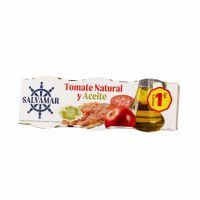 salvamar TOMATE AL NATURAL Y ACEITE PACK 3x23Gr. PVP 1EUR